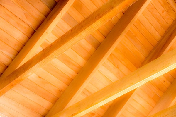 mahogany roof decking glows softly above the rafters of the Dream Suite because you don't need insulation in a place that never gets very cold, especially when the roof is sheathed with corrugated metal, which reflects the sun's heat back up into the sky